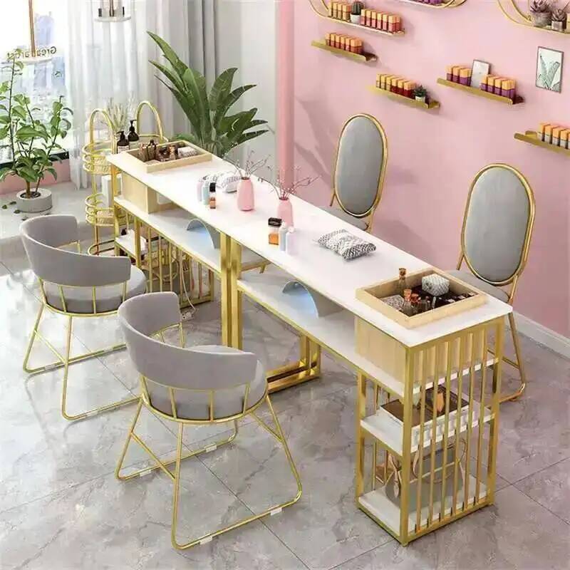 Z. A. Furniture - Chair Modern Table Marble Minimalist Manicure