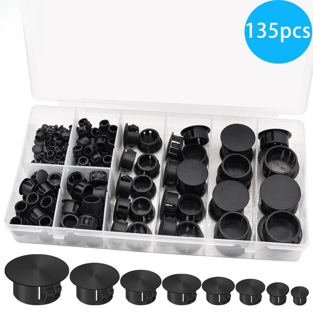 135pcs Cover Screw-type Plug H - Furniture Screw Type recension och pris