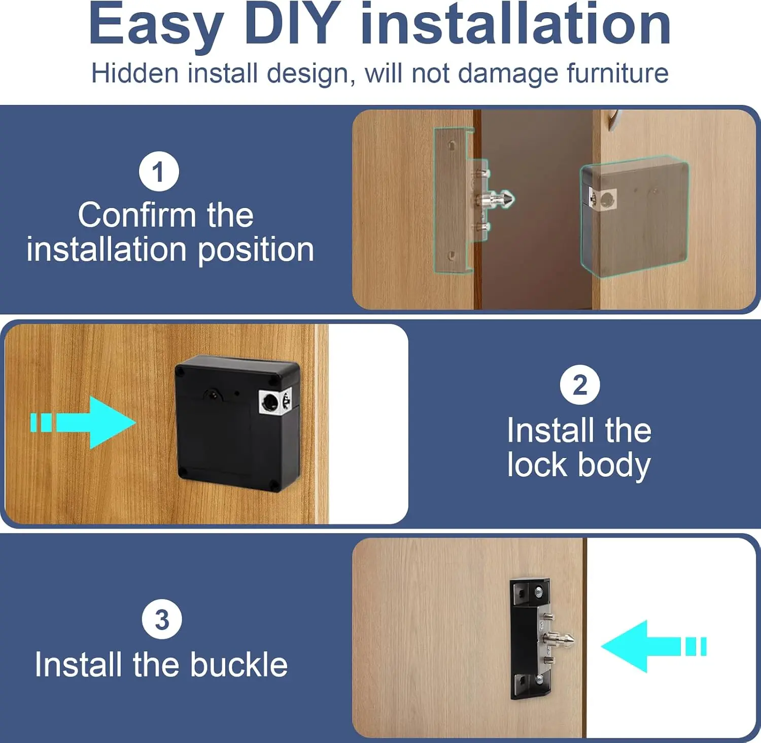 Mobile phone NFC smart locker  - Furniture Interlocking Hardware recension och pris