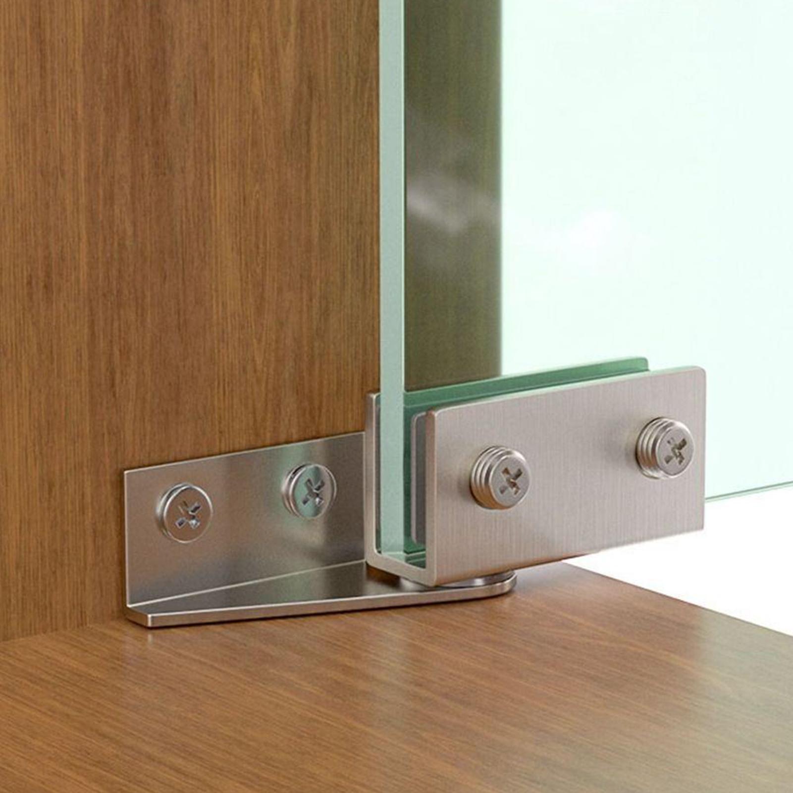 2pcs Non-Perforated Glass Door - Furniture Hardware Display recension och pris