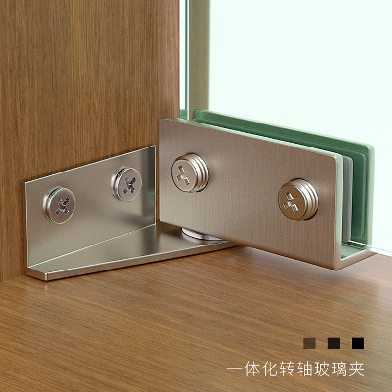 Non-perforated Glass Door Hing - Furniture Hardware Display recension och pris