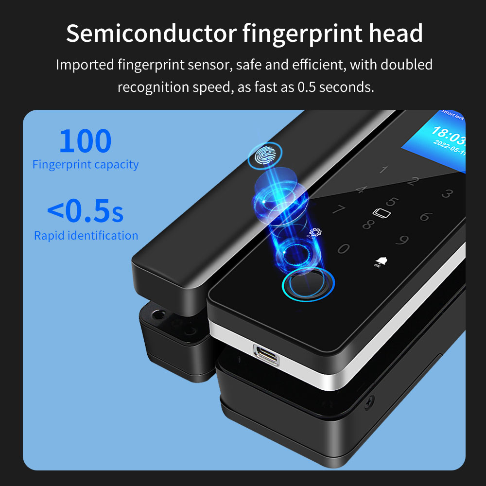 Waterproof Tuya APP Control Sl - Furniture Sliding Door Hardware recension och pris
