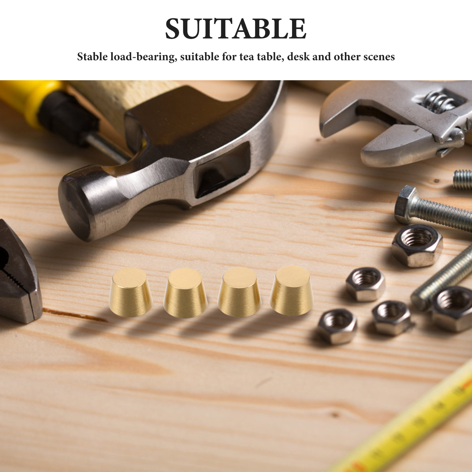 8Pcs Brass Furniture Feet Stab - Furniture Hardware Display recension och pris