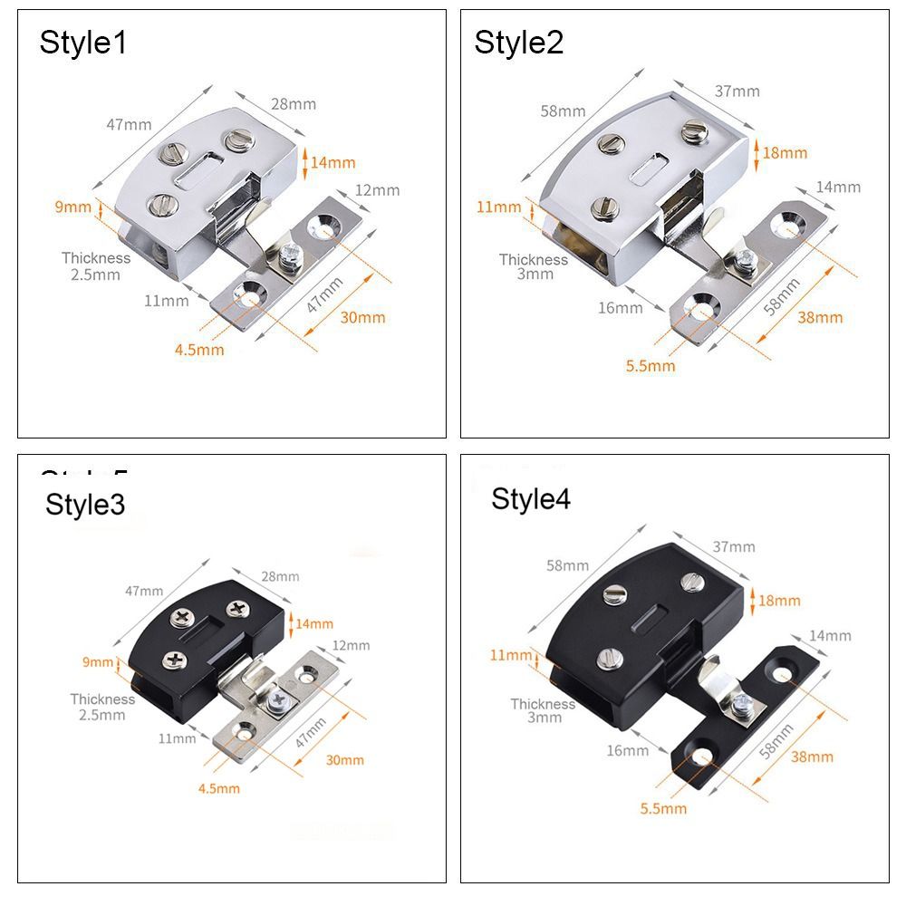 Glass cabinet door hinge cabin - Furniture Hardware Display recension och pris