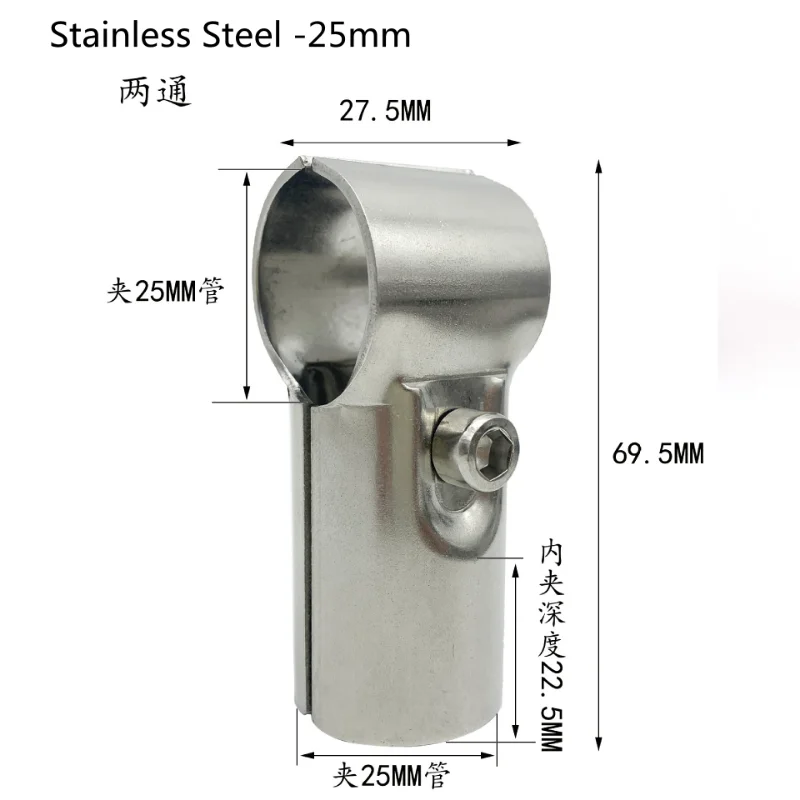 1pcs 25mm Round Pipe Joint Sta - Furniture Hardware Display recension och pris